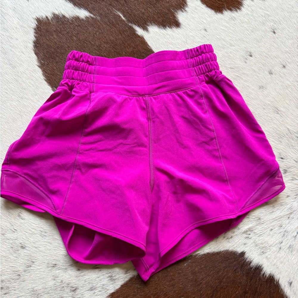 lululemon athletica Fuchsia Athletic Shorts